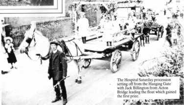 Hospital Saturday procession setting off from Hanging Gate