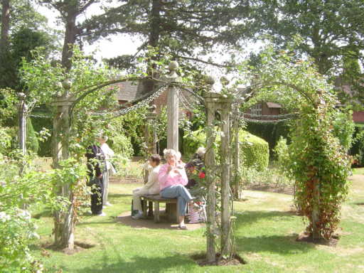 History Society Enjoying the sun.
